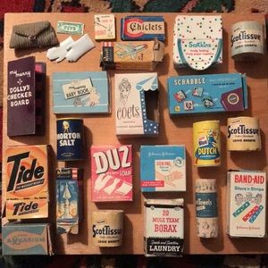 Vintage doll house miniatures!